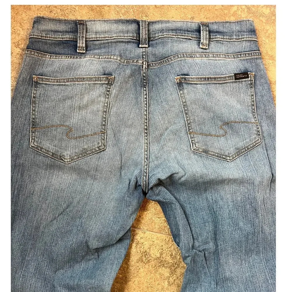 Silver Authentic The Relaxed Stretch Jeans, Men's W38 x 34L